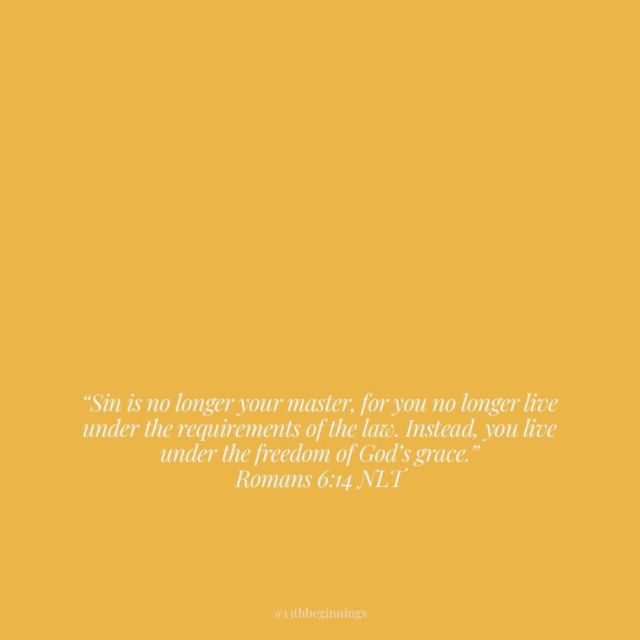 we are living in the freedom of God’s grace ✨

share this scripture with someone you know, and comment the word ‘free’.